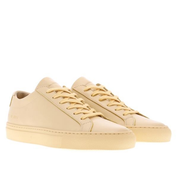 Common Projects Shoes - Common Projects Low Achilles Banana Yellow 37